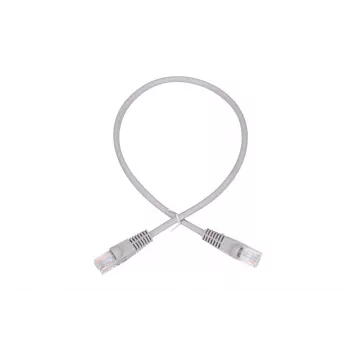 Extralink LAN-patchkaapeli Kat.5e RJ-45 U/UTP 0,5 m harmaa
