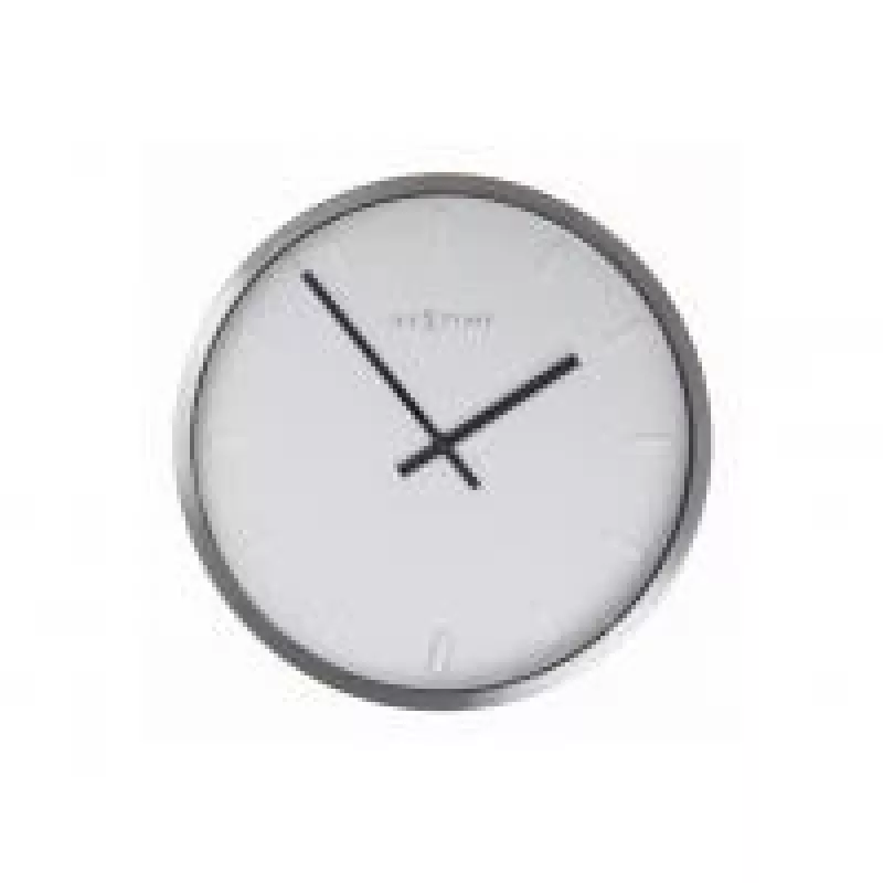 NeXtime kello 2991st Paniki, Ø34 cm, seinäkello, valkoinen