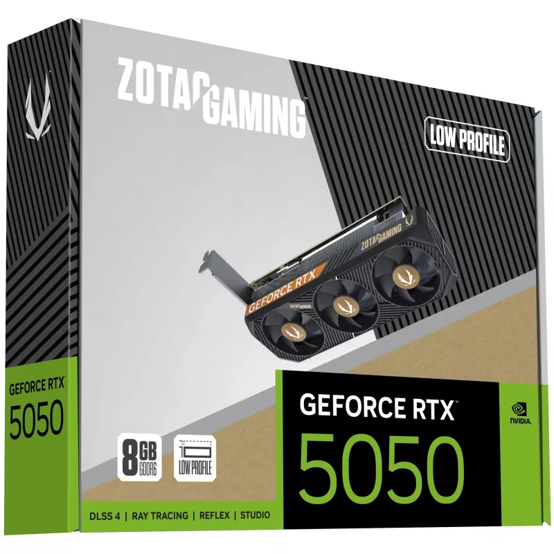 ZOTAC GeForce RTX 5050 Low Profile 8GB GDDR6 -näytönohjain