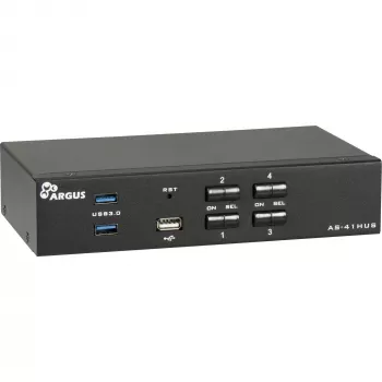KVM-kytkin Inter-Tech IPC AS-41HUS 4 porttia USB