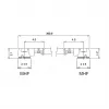 DeLOCK 89609 koaksiaalikaapeli 0,3 m MHF (I-PEX) musta kulta