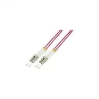 Kuitukaapeli LogiLink 3 m LC - LC OM4 violetti