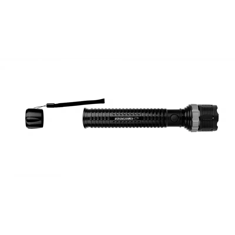Käsitaskulamppu ESPERANZA Epione XL LED 1.2W 100 lm 100 m musta, paristokäyttöinen R20 (3)