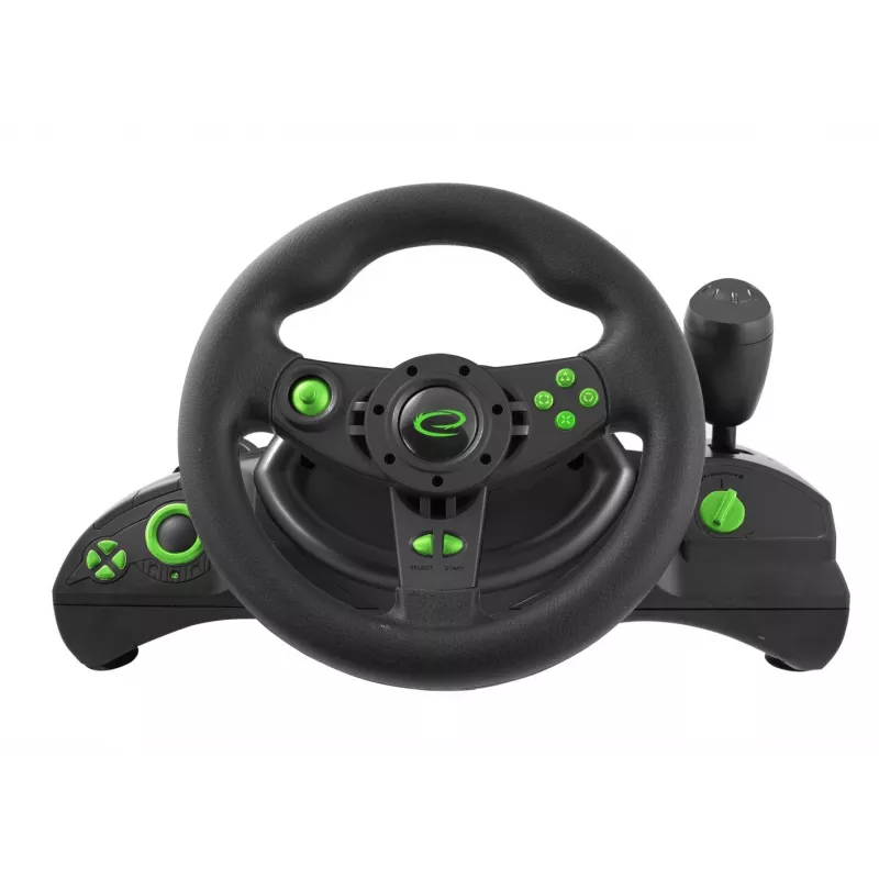 Esperanza EGW102 peliohjain ratti PC, PlayStation 3 digitaalinen USB musta, vihreä