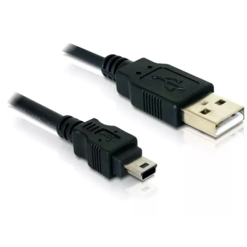 USB-kaapeli DeLOCK 82252 USB 2.0 1,5 m USB A Mini-USB B musta