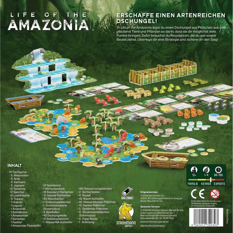 Life of the Amazonia, lautapeli