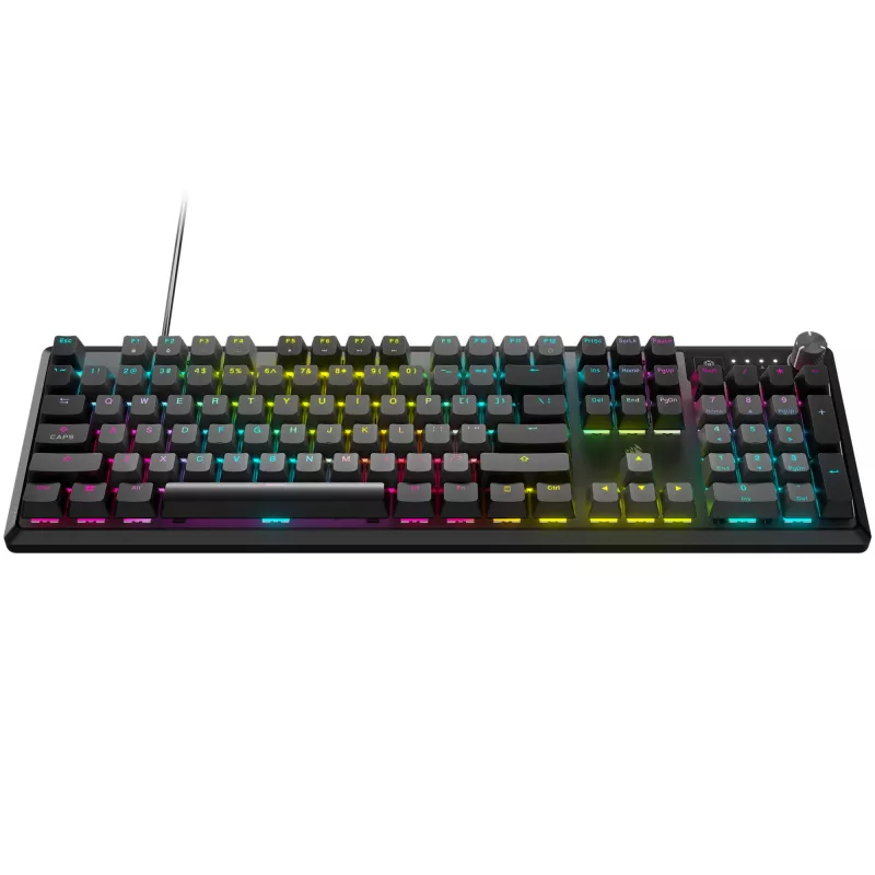Corsair K70 CORE RGB näppäimistö pelaaminen USB QWERTZ saksa harmaa