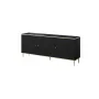GLAMOUR lipasto 180x40x75,5 cm, musta matta + kulta