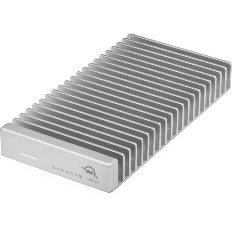 Other World Computing OWC Express 1M2 - tallennuskotelo - M.2 NVMe -kortti - USB4 - hopea (OWCUS4EXP1M2)
