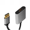 LogiLink CDA0108 videokaapeliadapteri 0,15 m DisplayPort HDMI musta harmaa