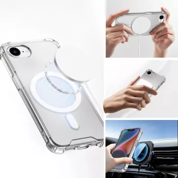 Suojakotelo 4smarts 541361 läpinäkyvä kotelo iPhone SE 6.06