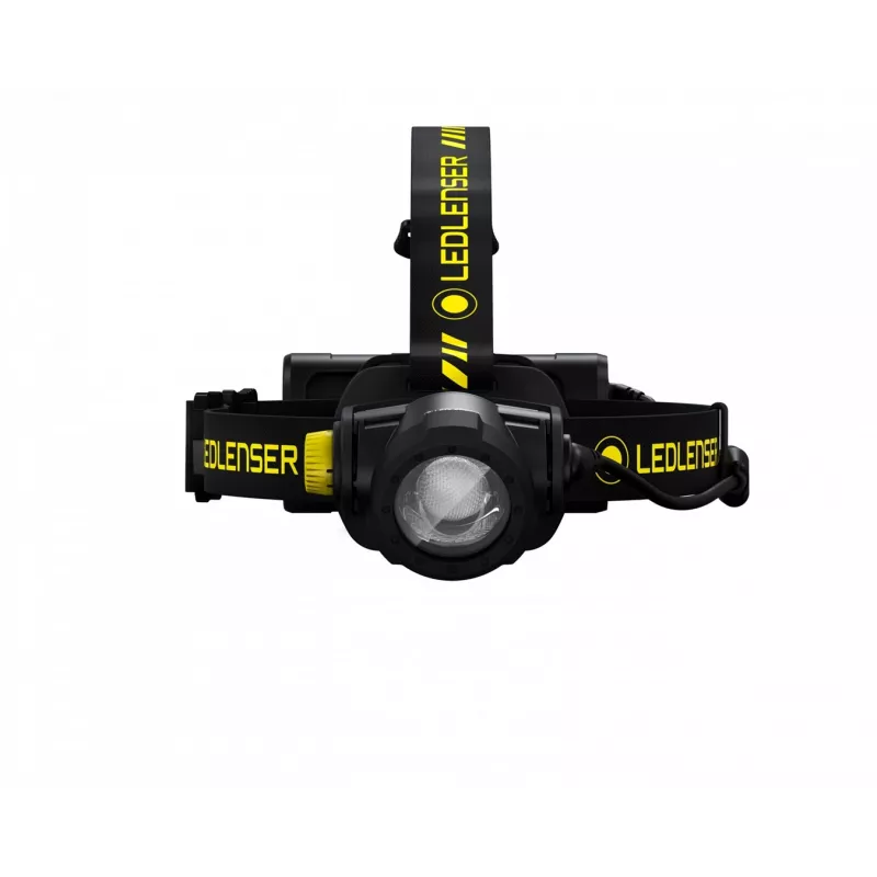 Otsalamppu Led Lenser H15R Work musta keltainen