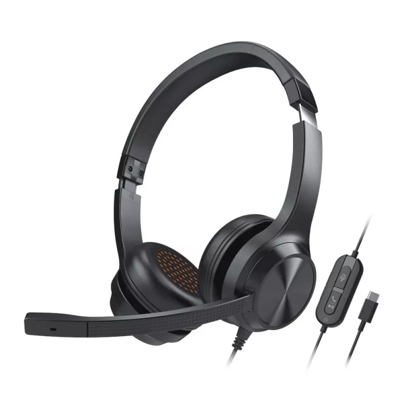 Creative 51EF0980AA000 Chat USB On-Ear-kuulokemikrofoni johdollinen stereo musta