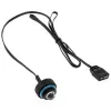 XSPC ARGB LED sulkutulppa, G1/4, 5V 3Pin - musta