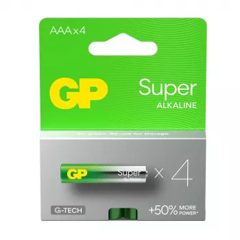 Alkaliparistot LR03 /SSS GP Super 4 kpl:n pakkaus