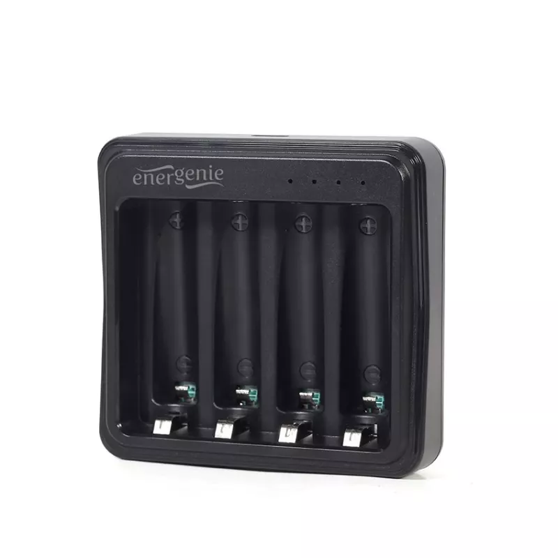 Akkulaturi Gembird BC-USB-03 USB-yhteensopiva AA AAA musta