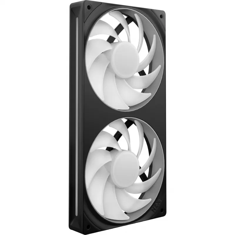 NZXT F280 RGB Core 140mm ARGB PWM 2 kpl pakkaus musta
