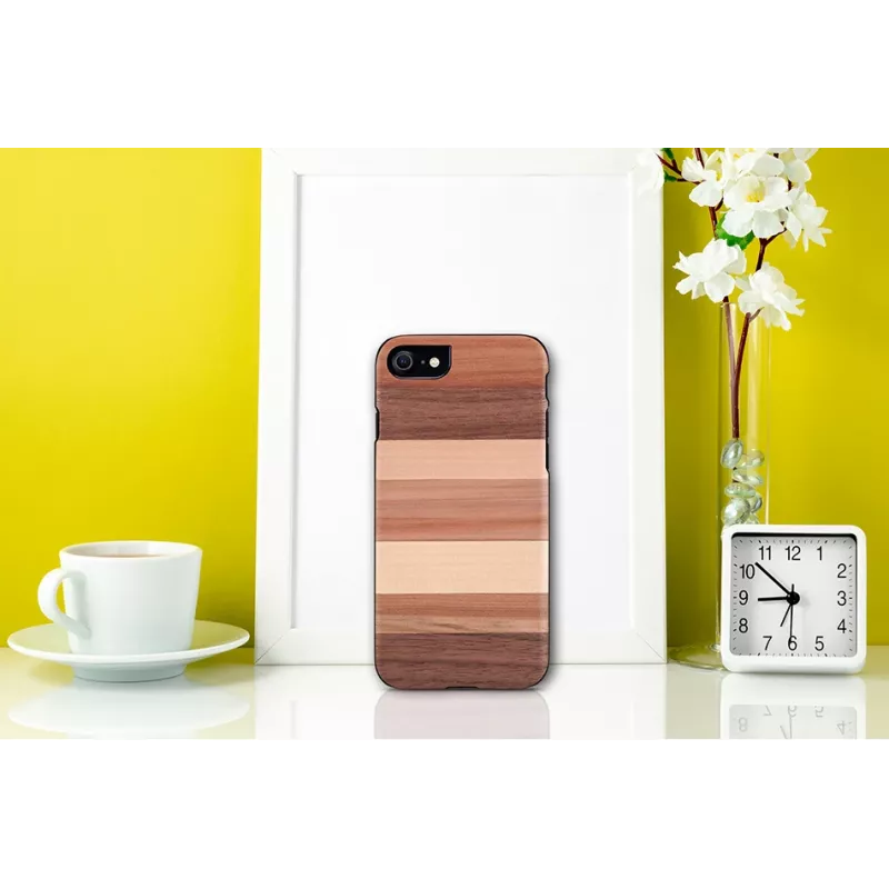 Man and Wood puhelinkotelo iPhone 7/8 — sabbia musta