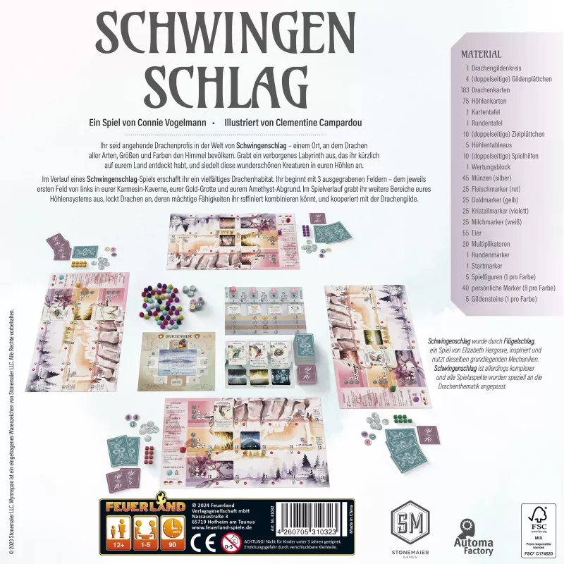 Schwingenschlag, lautapeli