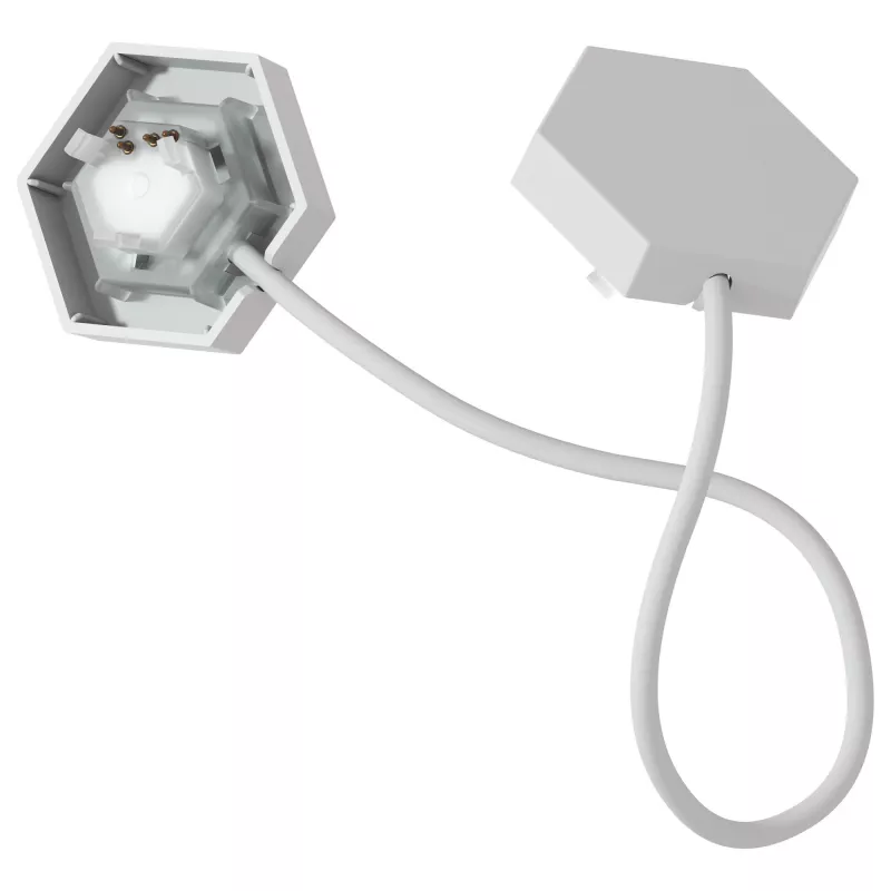 Valoliitin Nanoleaf Flex — valkoinen, 0,24 m kaapeli, 3 kpl:n pakkaus