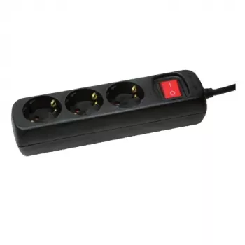 Jatkopistorasia LogiLink LPS206B 1,4 m 3 AC-pistorasiaa musta