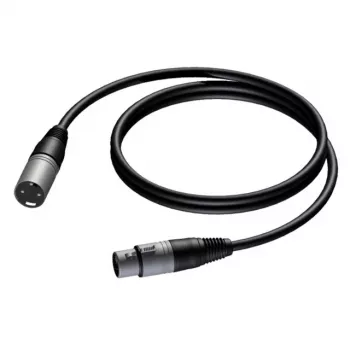 PROCAB kaapeli XLR-uros XLR-naaras 1 m