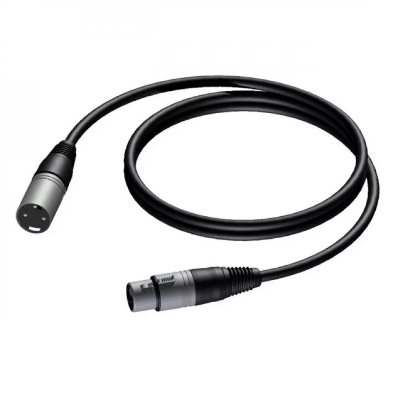 PROCAB kaapeli XLR-uros XLR-naaras 1 m