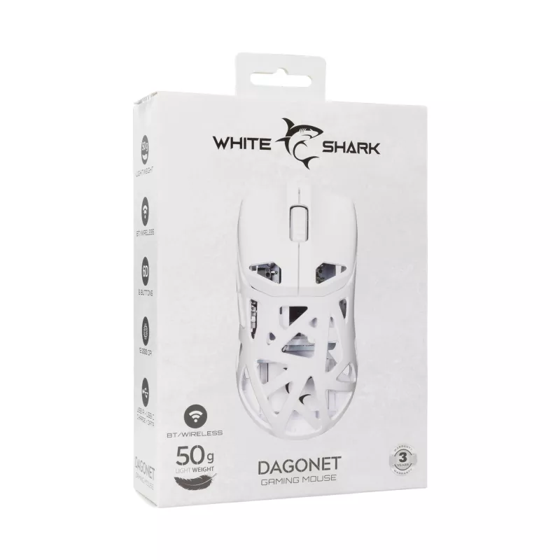 Hiiri White Shark GM-5019 Dagonet Wireless