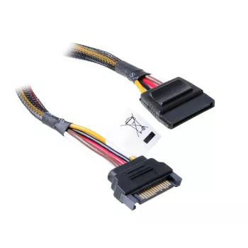 SATA-virtajohdon jatko Akasa AK-CBPW04-30 0,3 m