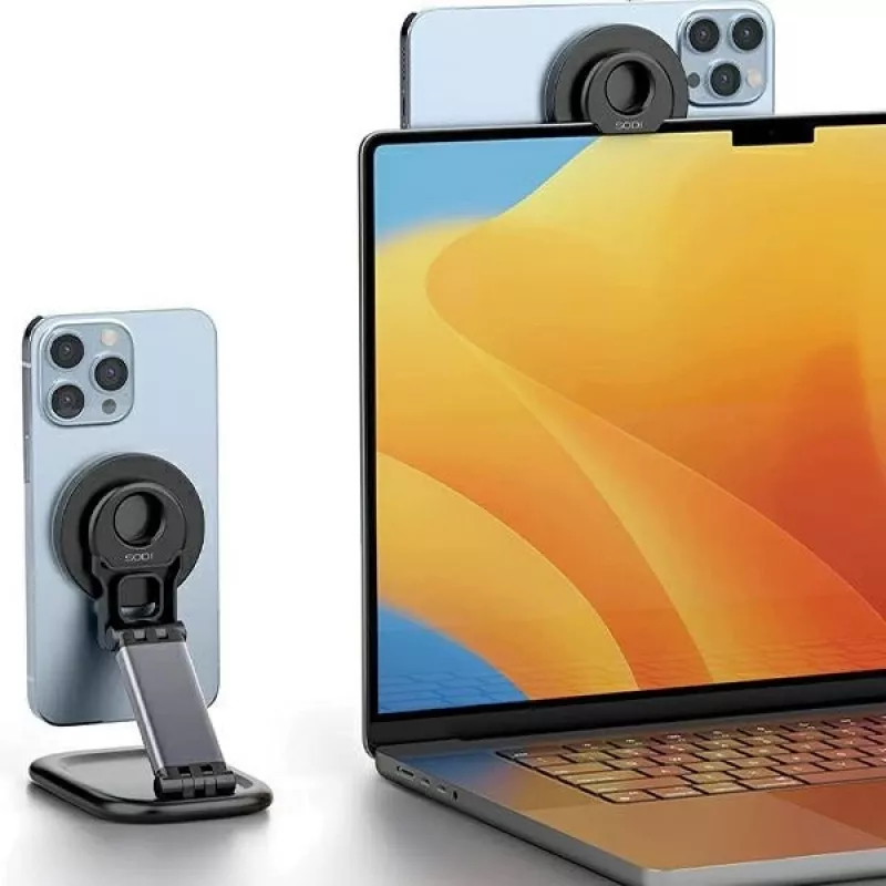 Magneettiteline SODI BM-310 musta MagSafe mobiililaitteille