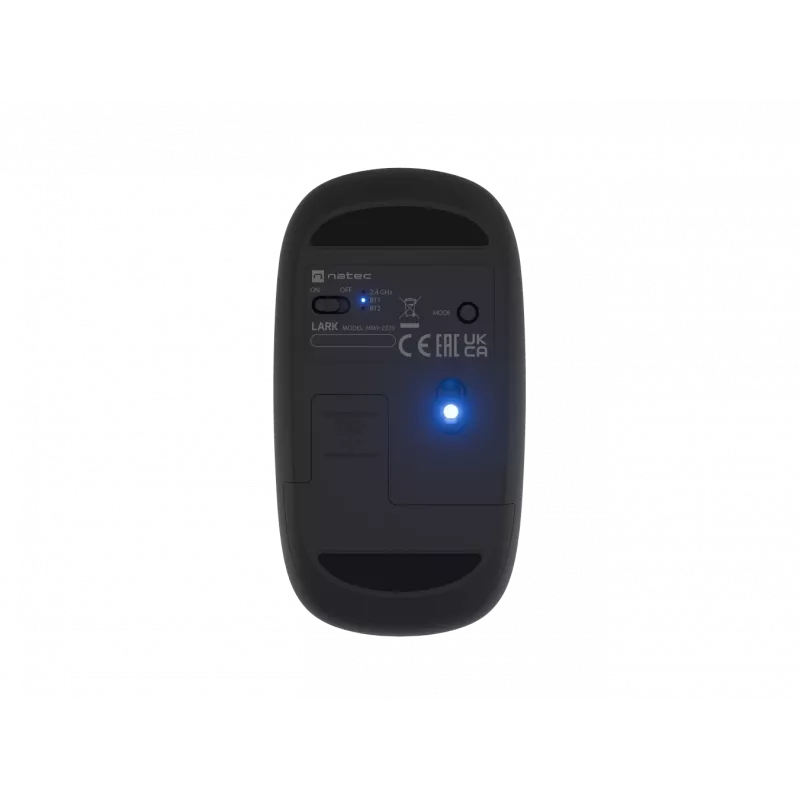 Natec hiiri | Lark | langaton | 2,4 GHz, Bluetooth | antrasiitti