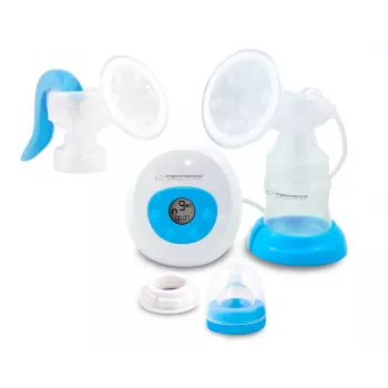 Rintapumppu ESPERANZA ECM003B elektroninen 150 ml, sisäänrakennettu näyttö, sininen/valkoinen, 100–240 V AC