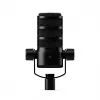 Studiomikrofoni RØDE PodMic USB — Kardioidi XLR/USB, 24-bit/48 kHz, USB-C, kuulokeliitäntä, kiertosäädin äänenvoimakkuudelle, musta