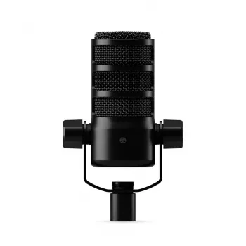 Studiomikrofoni RØDE PodMic USB — Kardioidi XLR/USB, 24-bit/48 kHz, USB-C, kuulokeliitäntä, kiertosäädin äänenvoimakkuudelle, musta
