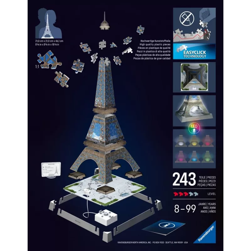 3D-palapeli Eiffel-torni