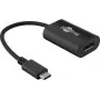 Goobay 38530 kaapeli-liitinsovitin USB-C DisplayPort musta (38530)