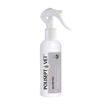 Antiseptinen suihke JM Sante Polisept Vet Silver Pro 200 ml — eläinlääkinnällinen haavan- ja ihonsuihke eläimille