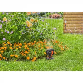 Ruohon kastelusadetin pyöreä Gardena 8272-20 muovi musta