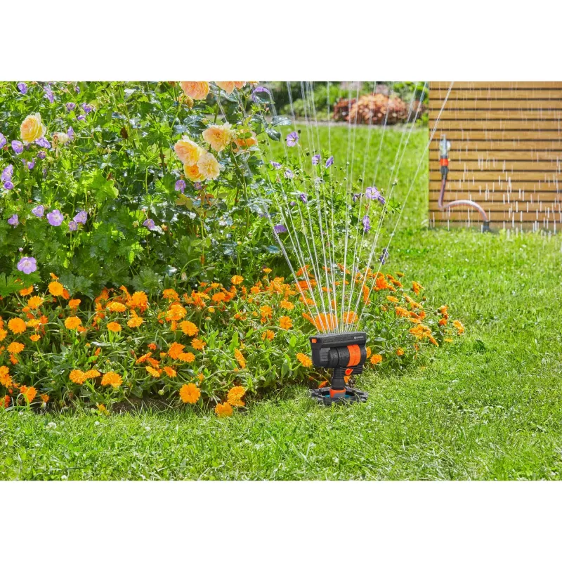 Ruohon kastelusadetin pyöreä Gardena 8272-20 muovi musta