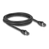 DeLOCK RJ45 verkkokaapeli Cat.8.1 S/FTP 2m 40Gbps musta