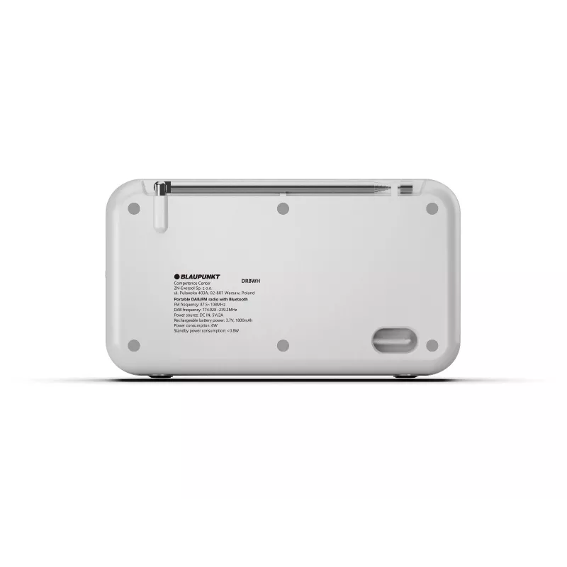 Blaupunkt DR8WH kannettava radio valkoinen