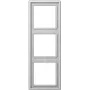 JUNG LS 983 LG - harmaa - duroplasti - ruuviton - JUNG - 81 mm - 223 mm
