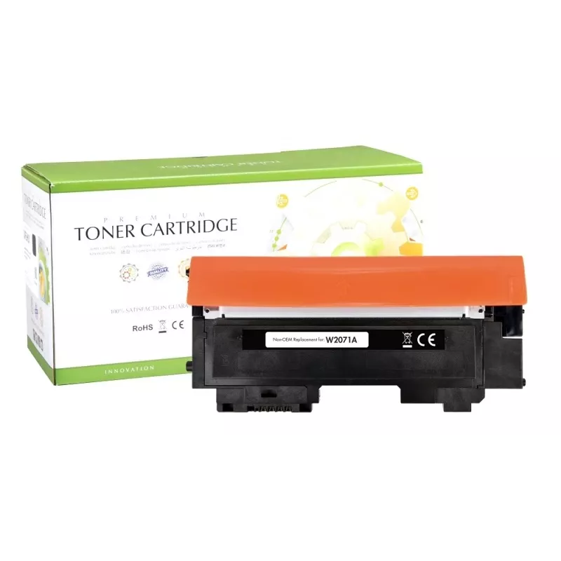 Yhteensopiva Static Control HP 117A (W2071A) värikasetti, syaani