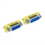 Gender-Changer-kaapeli DELOCK Sub-D 15 (liitin-liitin), sininen/hopea, malli 65480