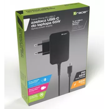 Virtalähde kannettavaan Prime 65W USB C