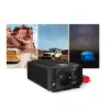 GREEN CELL auton jännitemuunnin 12V 230V 150W/300W puhdas siniaalto