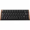 Keychron K2 HE (musta/puu, DE-asettelu, Gateron Double-Rail Magnetic Nebula, alumiinirunko)