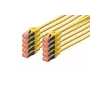 Digitus DK-1644-030-Y-10 CAT 6 S/FTP -kytkentäkaapeli 3 m, keltainen, 10 kpl:n pakkaus