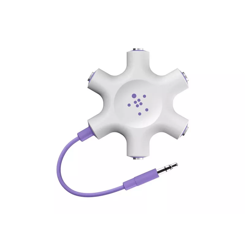 Belkin F8Z274BT - vihreä - valkoinen - 1x 3,5 mm - 5x 3,5 mm - uros - naaras