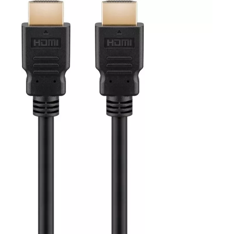 Goobay 61161 - 5 m - HDMI Type-A (Standard) - HDMI Type-A (Standard) - 10,2 Gbit/s - Audio Return Channel (ARC) - musta (61161)